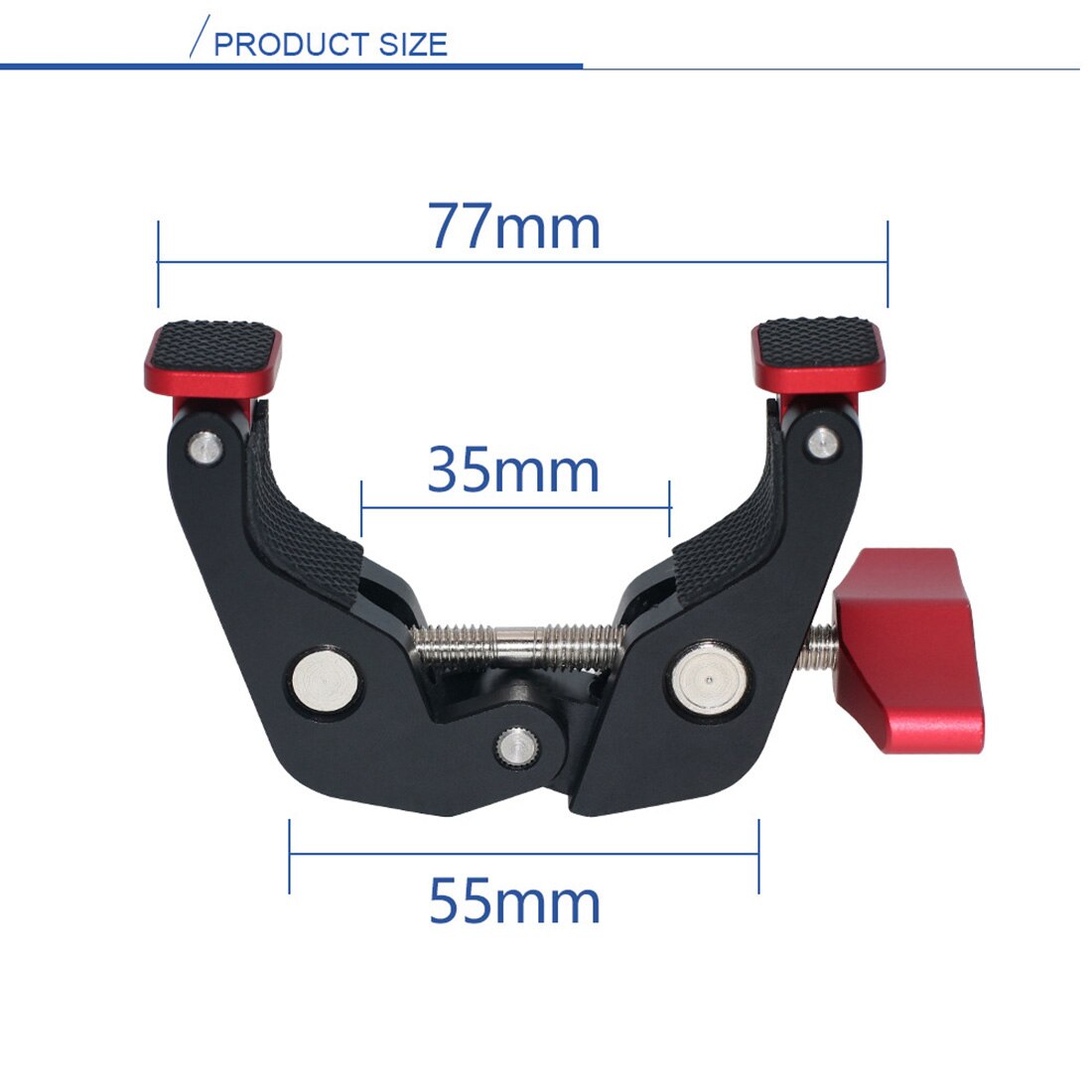 Adjustable Friction Articulating Magic Arm 7 9 11 inch 1/4" Cold Shoe Mount Super Clamp for Flash Light Monitor Video SLR Camera: Large Clamp