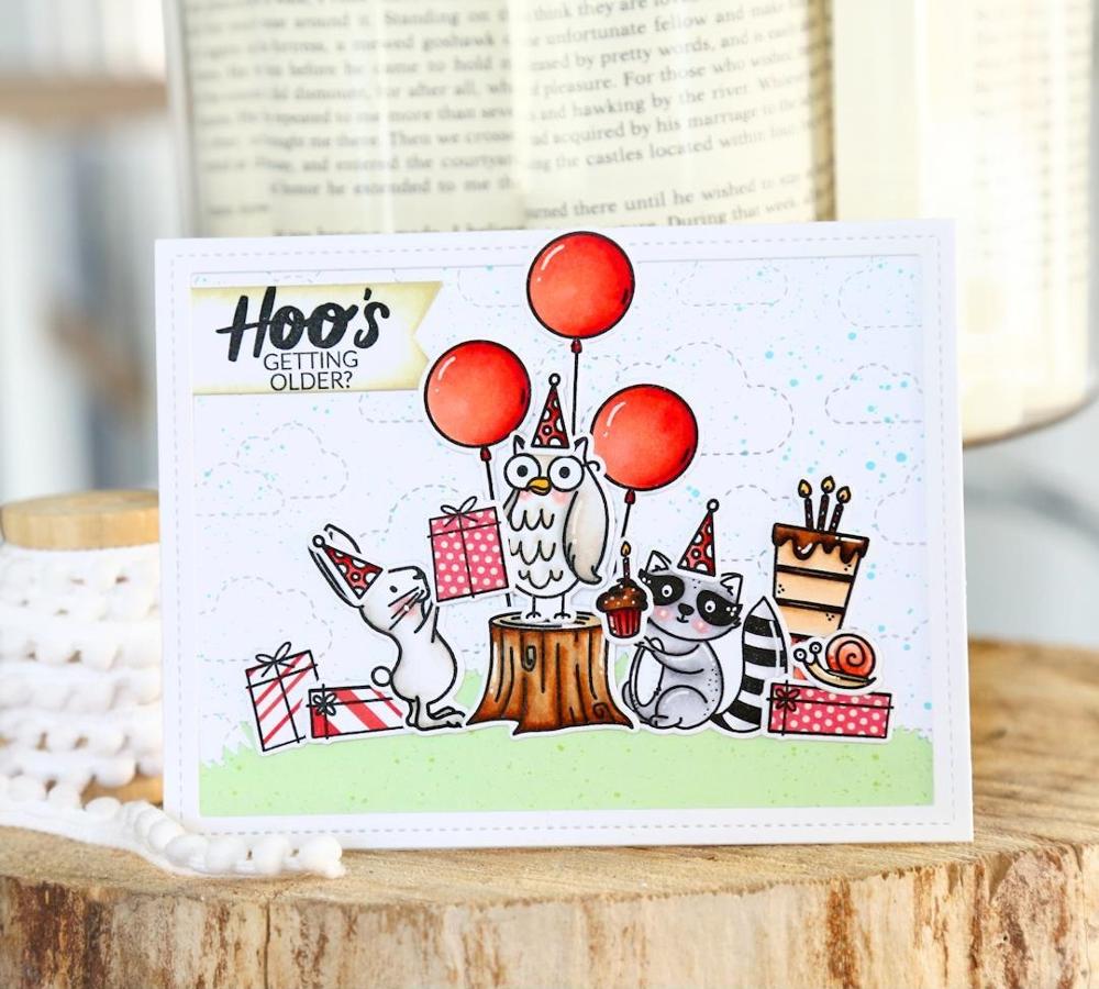 Affe Tiere Glücklich Geburtstag Kuchen Metall Schneiden Stirbt und Briefmarken Schablone für DIY Scrapbooking foto Album Präge Papier Karten