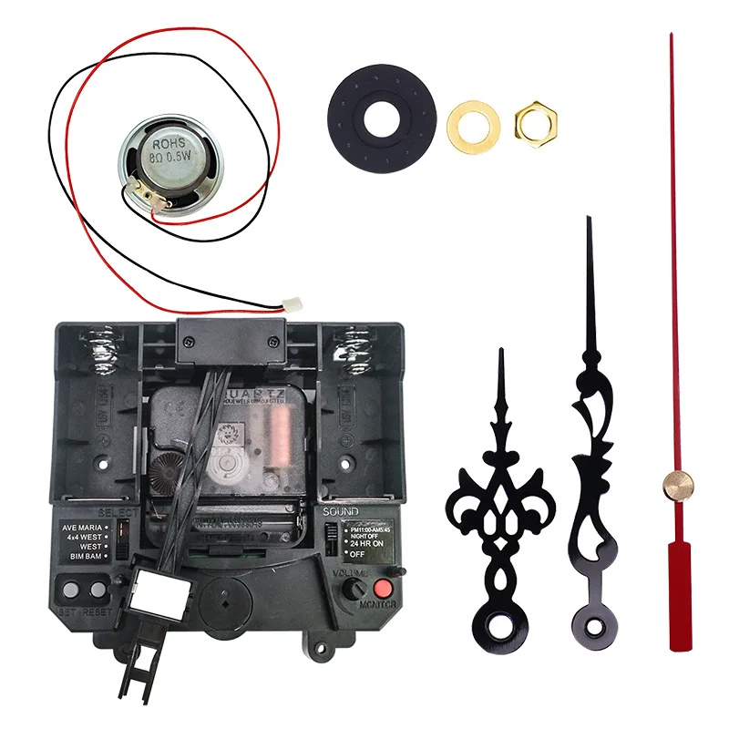 Sun Ximin Temple 4 Soorten Muziek Hele Puntklok Uit Één Stuk 300G Swing Clock Machine Core Diy Accessoires