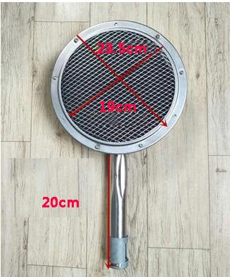 oben Grill BBQ infrarot keramik brenner edelstahl keramik Gas brenner alumunium platte infrarot brenner mit düse: 23.5x19x20cm