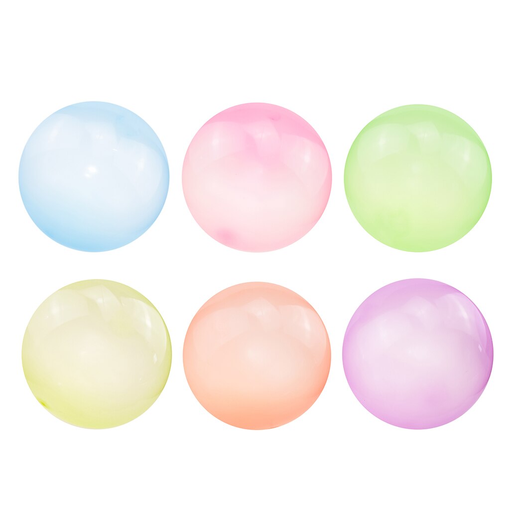 Bubble Balloon Transparent Bounce Inflatable Funny Toy Ball Inflatable Balls for Outdoor Indoor Play, 3 Sizes are Available