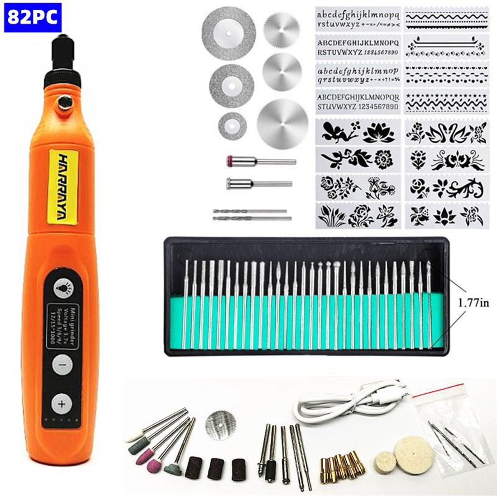Mini Electric Grinder Sander Engaver Drill Pen Kit for Small Crafts Projects