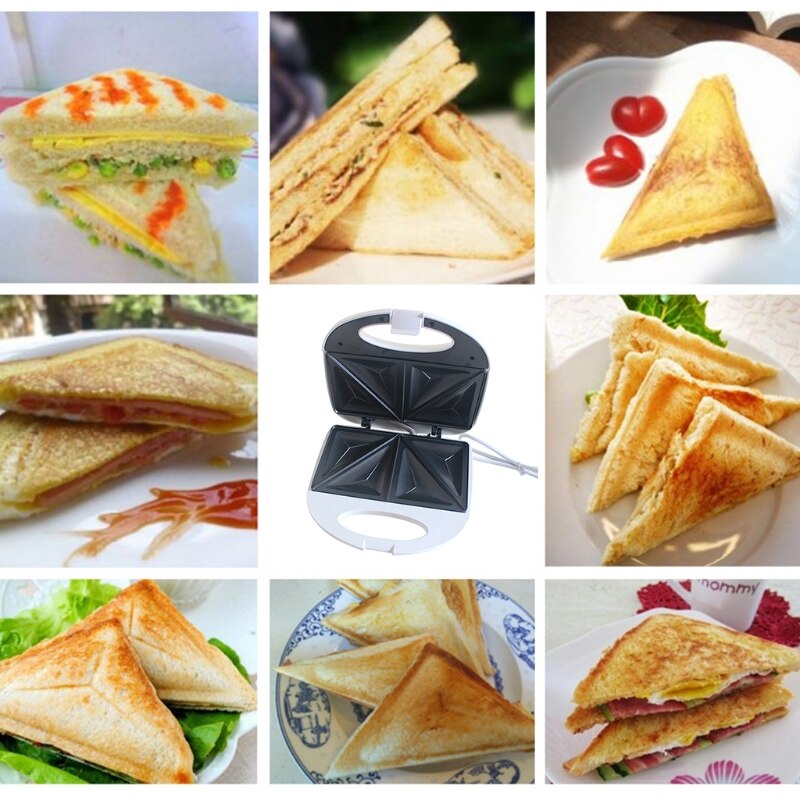 Electric XL Deep Fill Sandwich Toaster Press, Two Portion, Stainless Steel 750W,EU