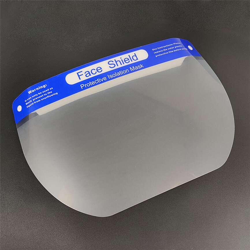 4pc Face Sheild Plastic For Kids&Adults Safety Guard Protector Reusable Protection Visor Cover Elastic Band Can Adjust The Size