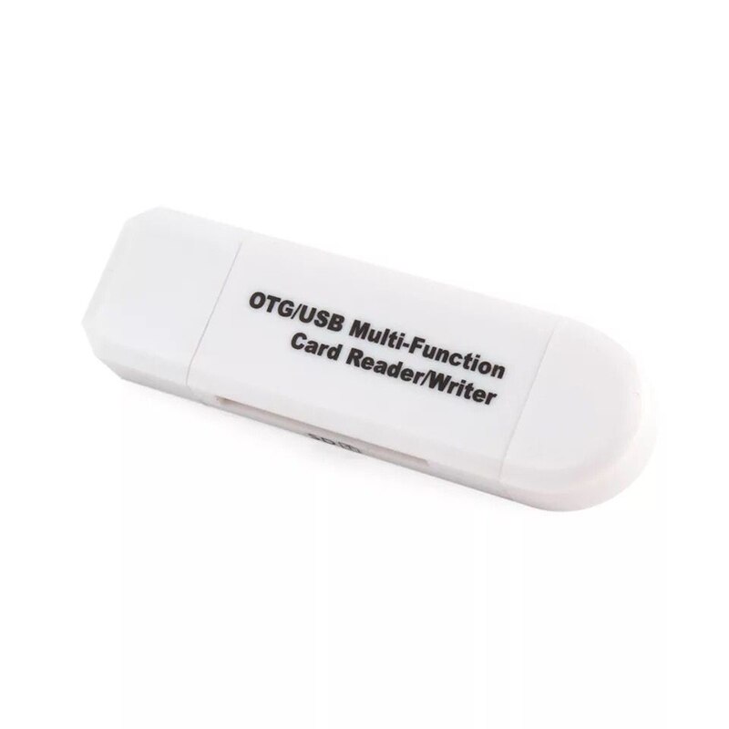 OTG Micro SD Card Reader USB 3.0 Card Reader 2.0 For USB Micro SD Adapter Flash Drive Smart Memory Card Reader Cardreader: White