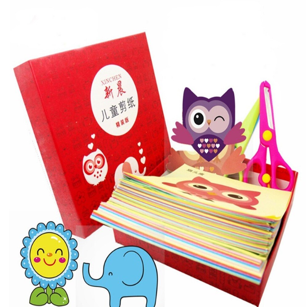 96 Stks/set Kawaii Papier Gesneden Boek Ambachtelijke Papier Speelgoed Kids Cartoon Handgemaakte Boek Papier Educatief Speelgoed Voor Kinderen Leren Speelgoed