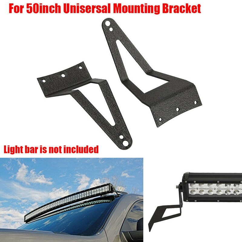 50 inch Roof Straight/Curved LED Light Bar Mounting Brackets Holder for Ford F250/F350/F450 1999