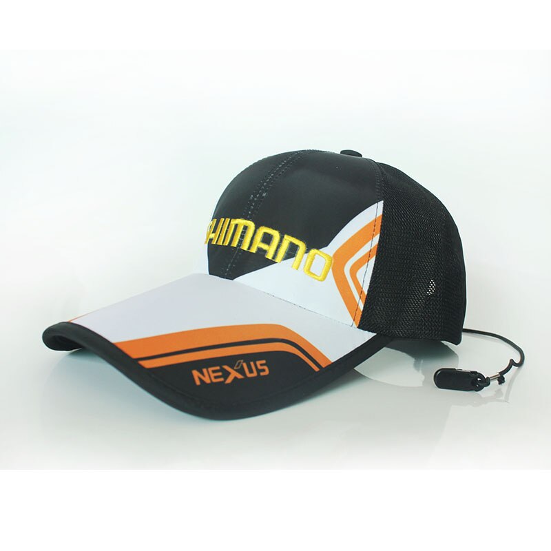 Original Best Sell Fishing Sunscreen Caps Outdoor Gamakatsu Shimano Fishing Hats Solid Breathable Cotton Fishing Hat: shimano white