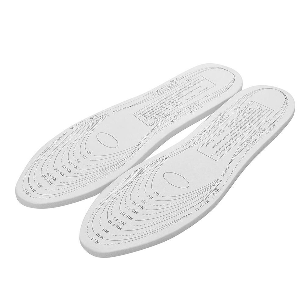 1 pari memory foam kengät pehmuste ortopedinen hengittävä hikeä imevä mukava urheilullinen pohjallinen shokki tee itse pohjalliset