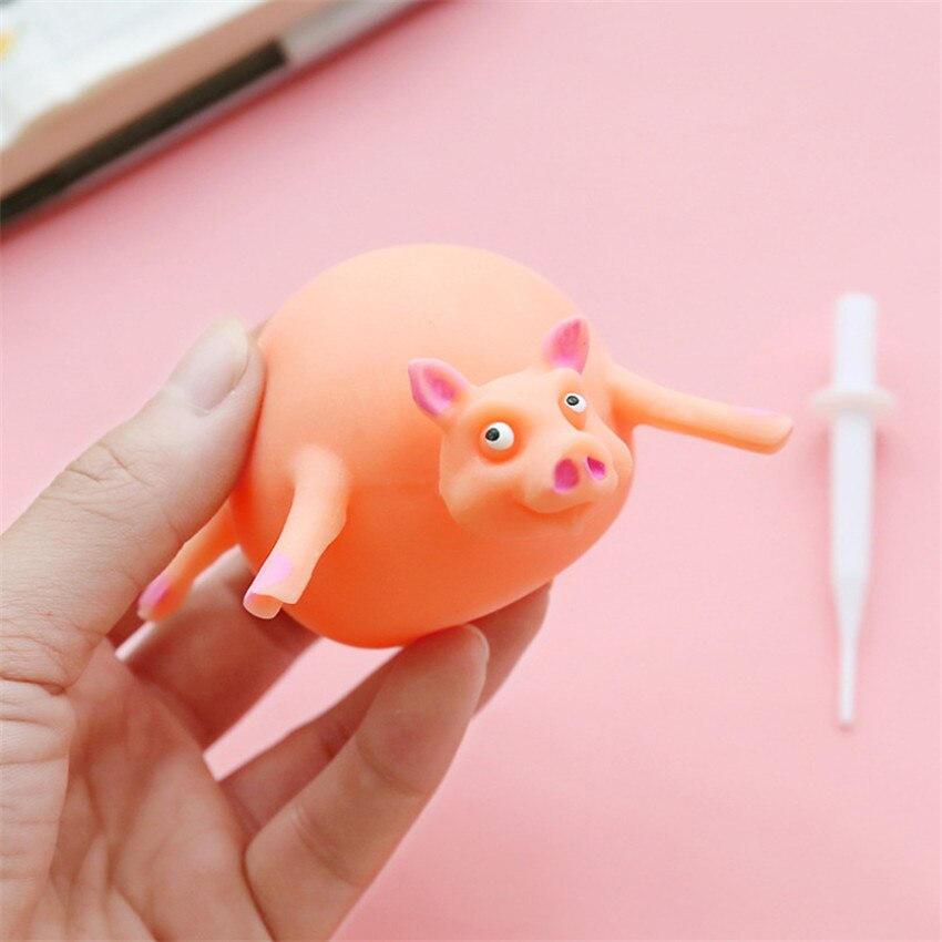 Cute Blowing Animals Toys Inflatable Water Balloon Squeeze Ball Bubble Ball Stress Relief Kids Toy Novelty Party Favors ZXH