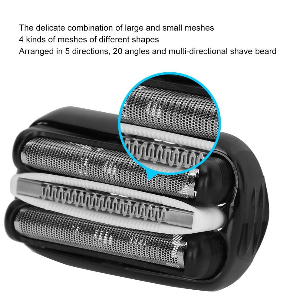 Electric Shaver Foil Head Replacement for Braun Razor 3 Series 300S 301S 21B 32B Men Shaving Razor Blade Part Cutter Accessory