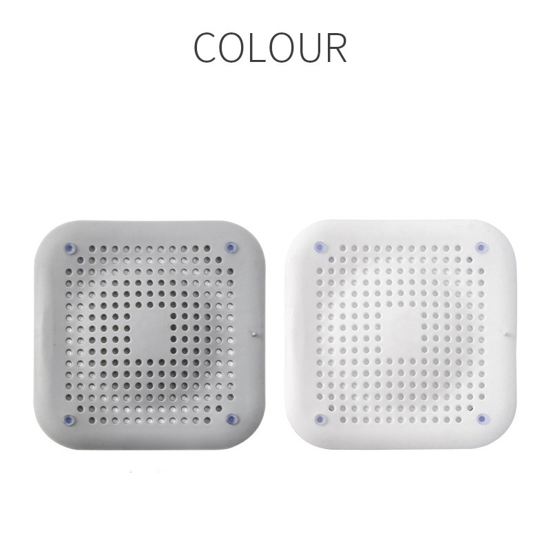 Filtro de cabelo antibloqueio de silicone Filtro de banheira Rolha de drenagem de piso do chuveiro Plug desodorante de cozinha Acessórios de banheiro