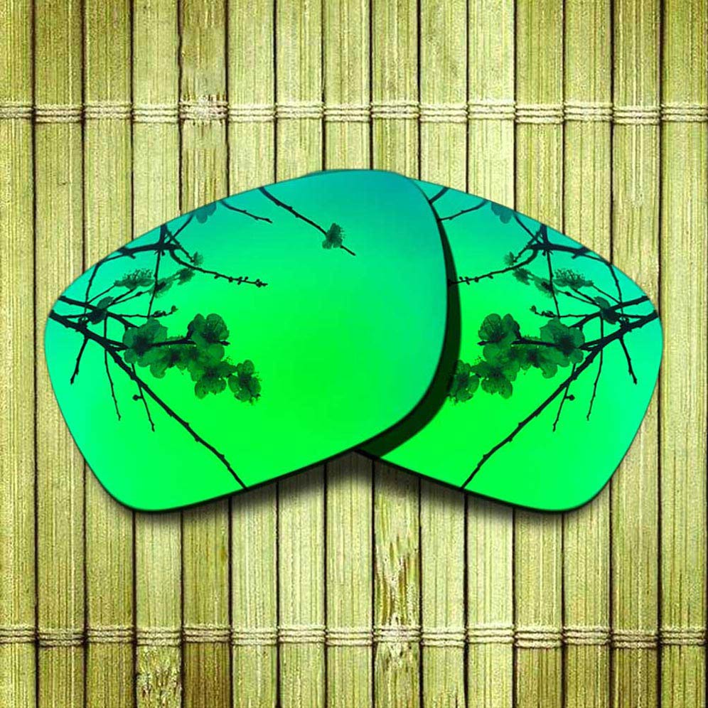 Udskiftningsglas til -oakley holbrook metal solbriller stel ægte farve spejlbelægning - muligheder: Grøn