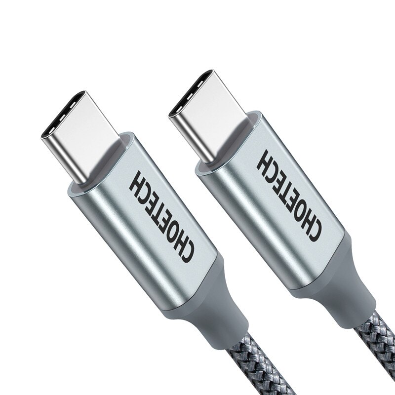 Choetech USB Typ C zu USB C Kabel für Samsung S10 S9 Plus PD 100W Schnelle Ladekabel für macbook Profi schnell aufladen 4,0 USB Kabel: Ursprünglich Titel