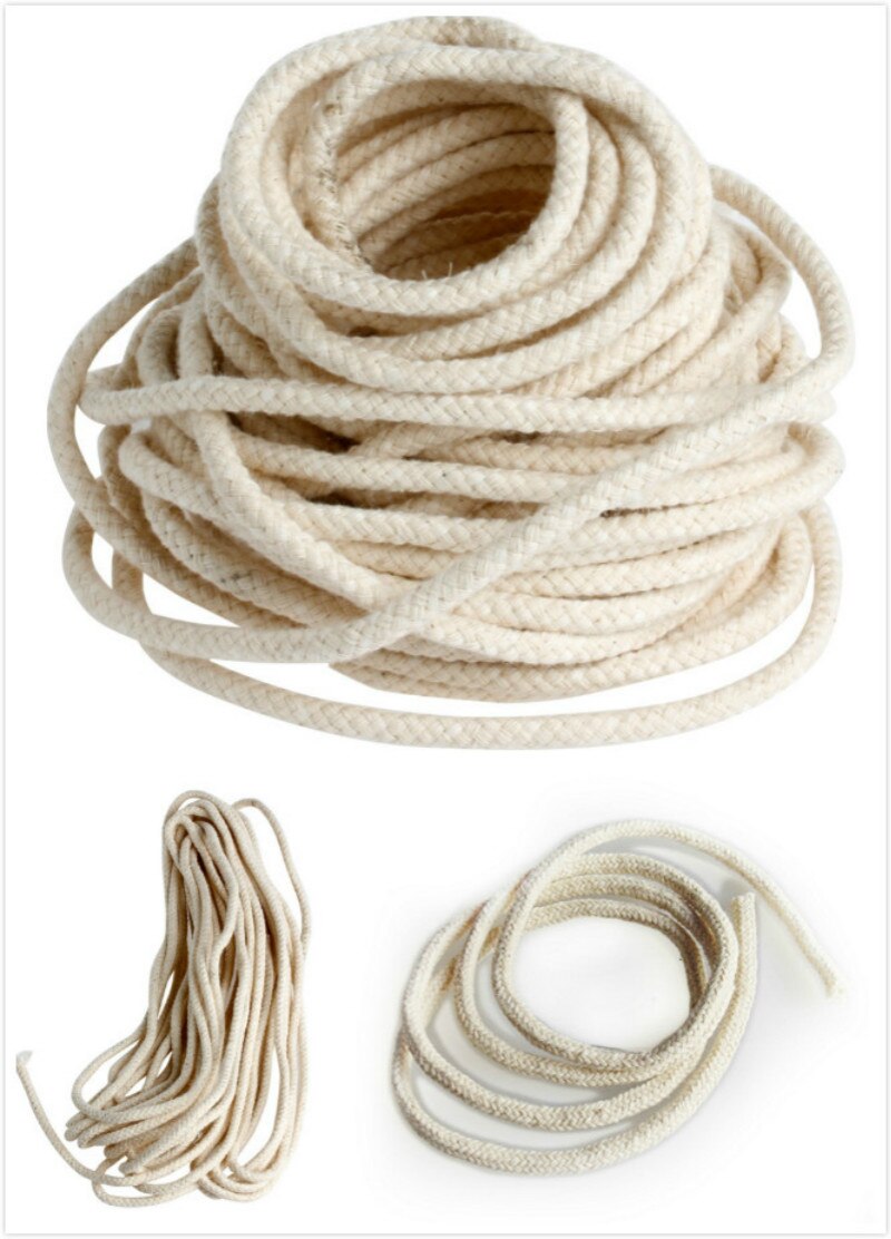 10 pieces/1 pack of 6x400mm alcohol wick cotton laboratory teaching equipment, used to make oil or kerosene wick