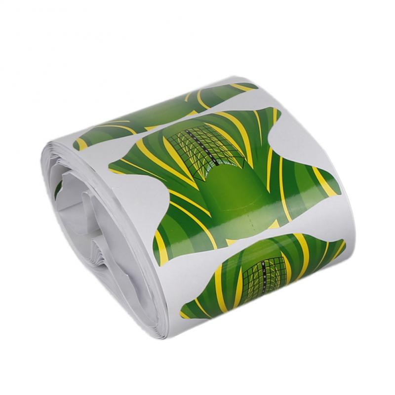 100pcs/pack Nail Forms Extension Tips Guide Extension French DIY Tool Acrylic UV Gel Nail Art Tools Builder Sticker Sculpting