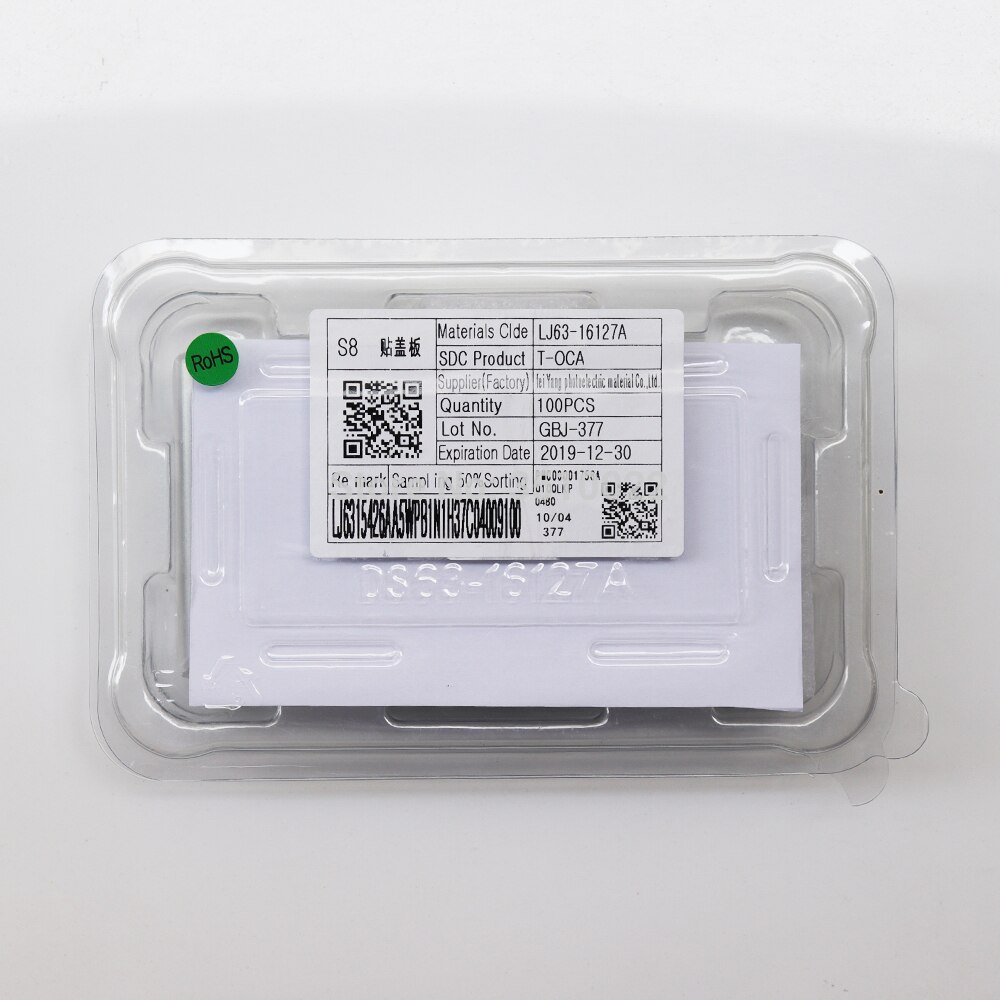 125mm T-OCA Film Sticker Optical Clear Adhesive For Samsung S8 S8+ S9 S9+ S10 S10+ S20 Note 8 9 Mobile Phone Sticker & Back Flim