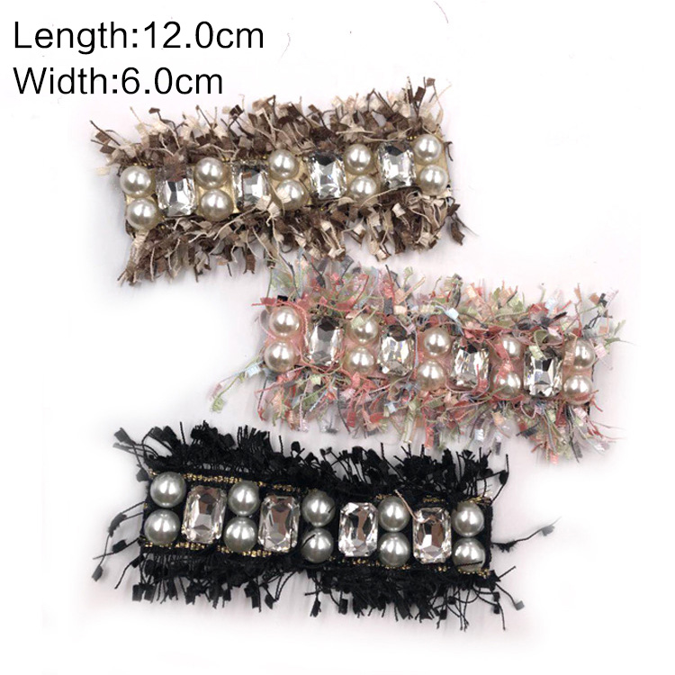 Vidrio brillante zapatos de nupcial Accesorios Para tacones altos sandalias botas manuales adornos de diamantes de imitación Flor del zapato