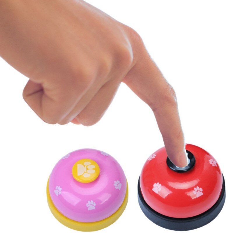 Kæledyr klokkehund kugleformede poter trykt måltid fodring pædagogisk legetøj hvalp interaktivt træningsredskab leverer 6 farver