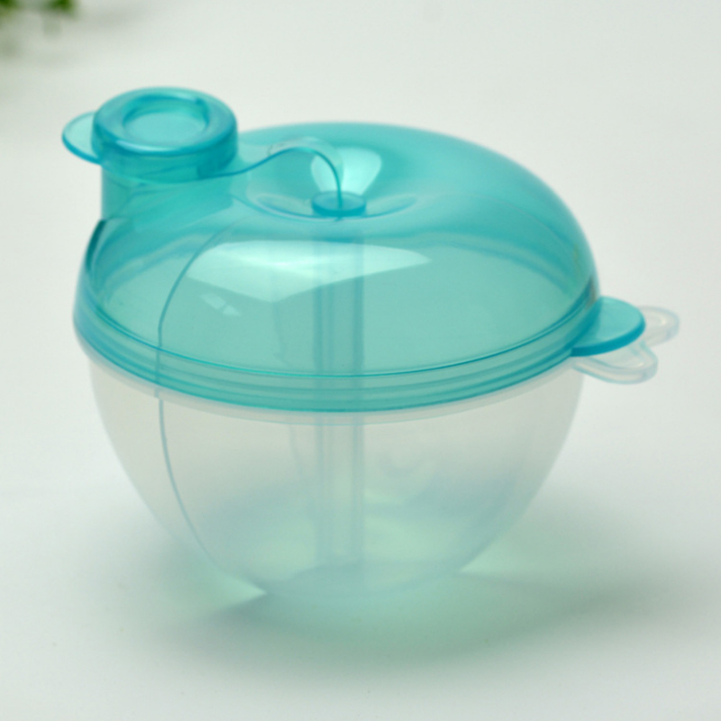 Bærbar baby spædbarn mælkepulver formel dispenser beholder opbevaringsboks: Bl