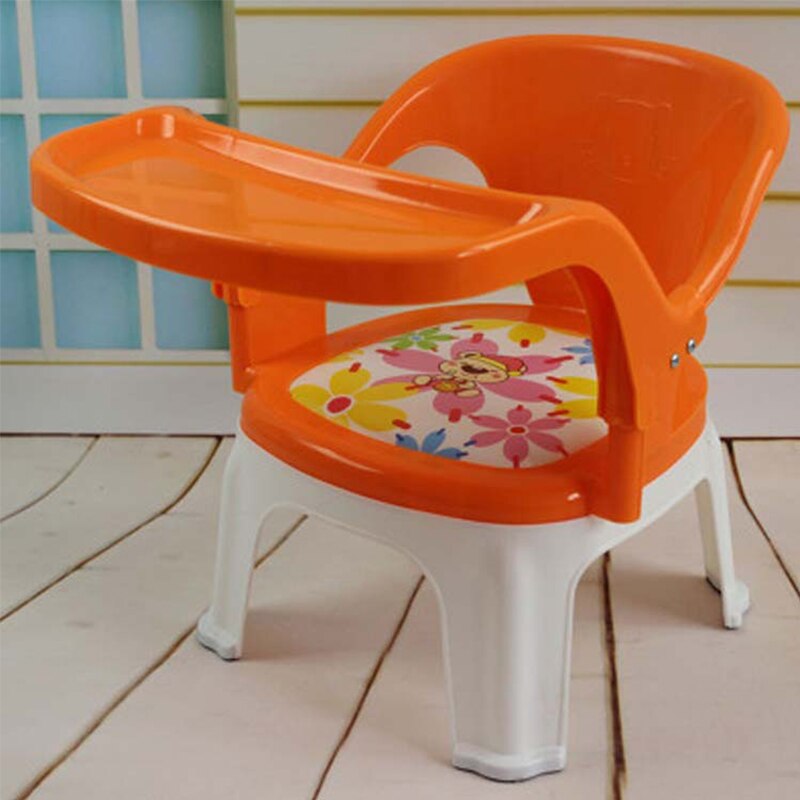 Børnehavebørn baby spisestol baby polstrede sæder tegneserie skridsikre aftagelige baby-talestole
