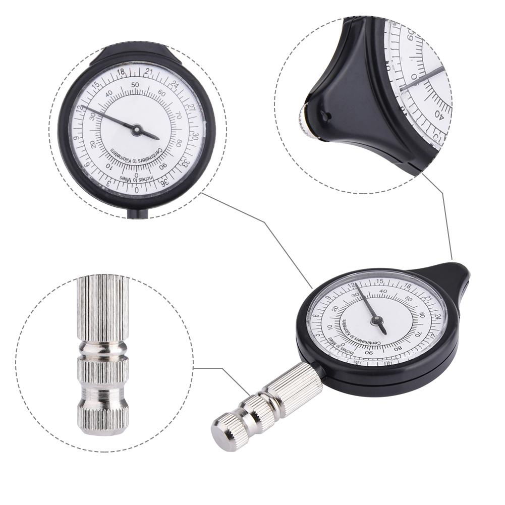 Outdoor Camping Map Measuring Gauge Range Finder Meter Scale Mileage Odometer Multi-functional Measurement Instrument Wheel Tool