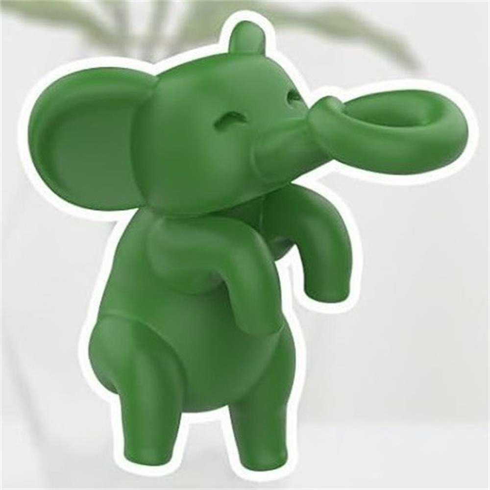 Plant propagation buddy 3d elephant plant holder plast plantestøtter multifunksjonell planteholder: Rød
