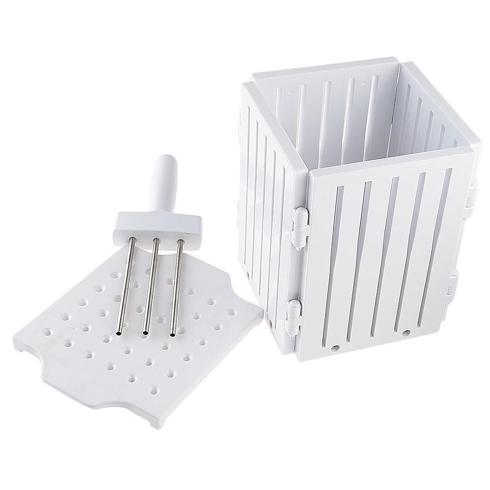 BBQ Barbecue Kebab Maker Box with Stainless Steel Skewers Brochette Meat Beef Skewer Wearing Making Machine Accessories