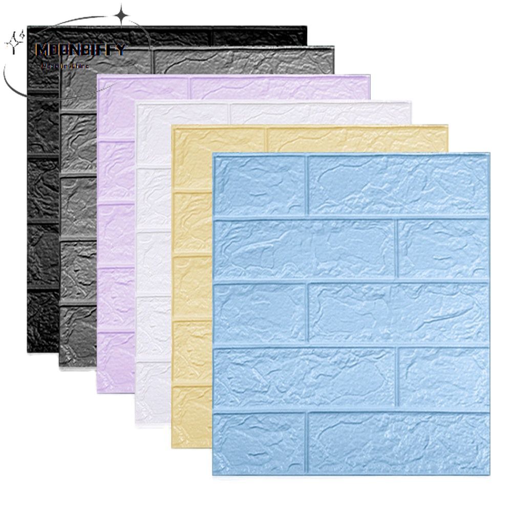 Decoratieve 3D Muurstickers Zelfklevende Behang Schuim Panelen Home Decor Woonkamer Slaapkamer Huis Decoratie Badkamer Sticker