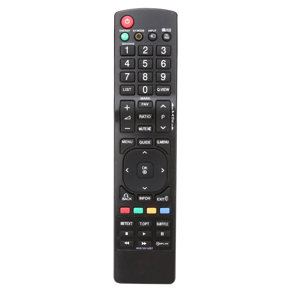 Fjernkontroll for lg akb 72915207 akb 72915206 55 ld 520 22 ld 320h 22 ld 350 22 le 5310 26 le 5310 32 ld 320h 32 ld 350 32 ld 460 lcd smart tv