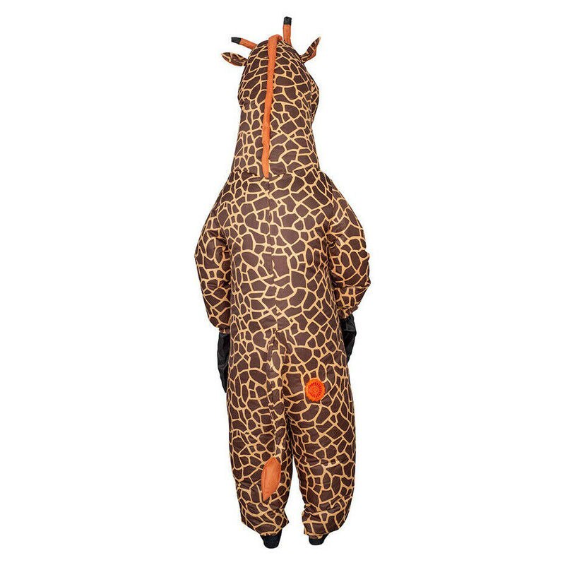 Halloween gonflable girafe mascotte Costume intéressant scène Performance Cosplay fête jeu carnaval noël pâques annonce vêtements