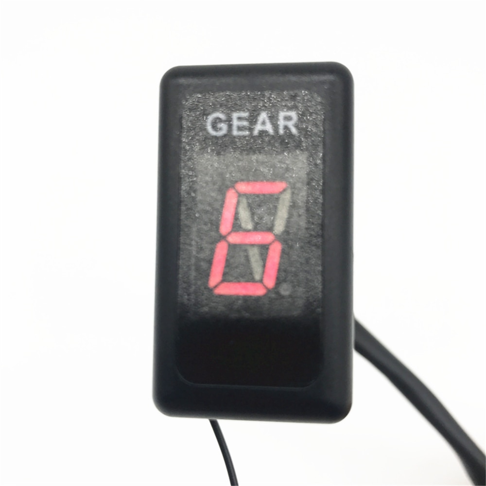 Style 6 Speed Universal Motorcycle Digital Display Led Motocross Off-Road Moto Light Neutral Gear Indicator Monitor