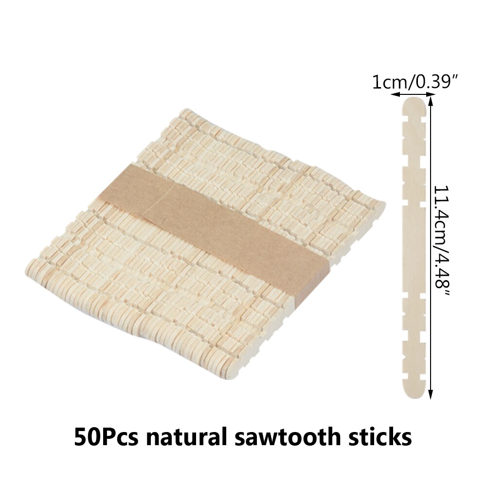 Palito de cubitos de hielo para niños, 50 Uds., accesorios para manualidades, palos de paleta, palos de polo, herramientas para crema de piruleta: 013