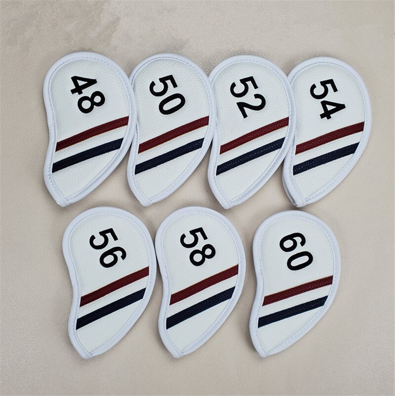 HYDER CUP Golf Wedges Headcover PU Golf Sand Wedge Set Head Covers 48/50/52/54/56/58/60degree 2 Colors