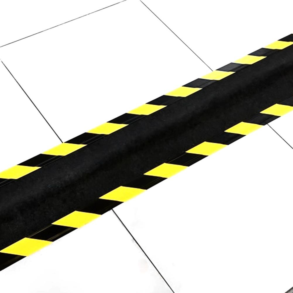 7Cm X 20M Veiligheidswaarschuwing Tape Zwart Geel Gevaar Sticker Pvc Lijm Werkplek Security Opvallende Markering Accessoires