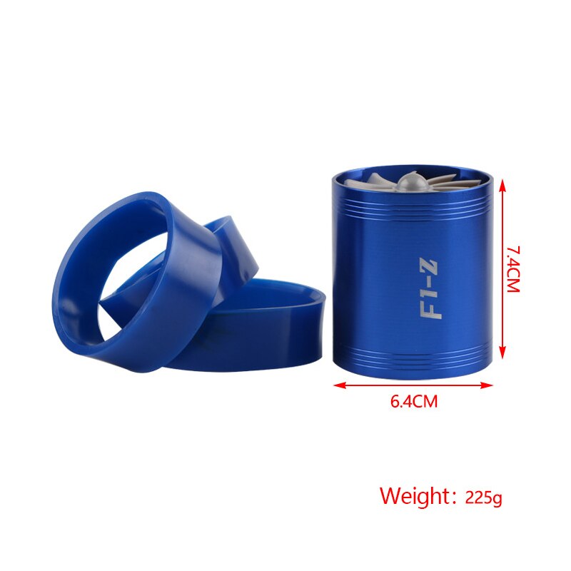 F1-z turbo de doble cara para coche, turbocompresor de motor de vehículo, turbina de conversión de potencia para accesorios de coche
