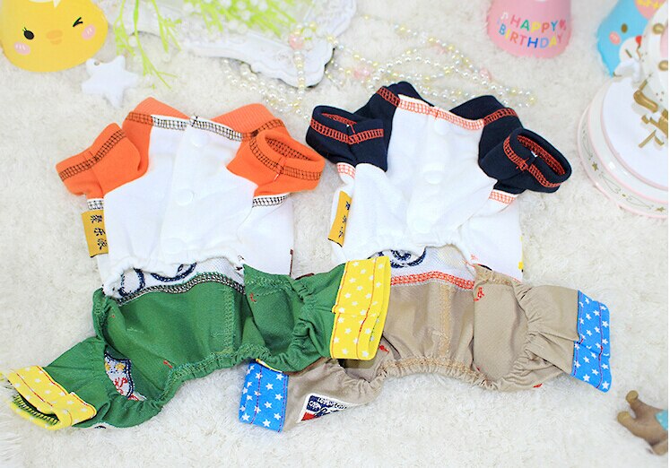 15DF32 Fafa Haustier Bekleidung Kostüm Hund Kleidung Hund Gesamt Hosen Hund T-Shirt Welpen Hosen
