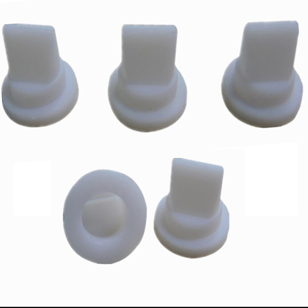 10 Pieces White Silicone Duckbill Valve One-way Check Valve 7.45 * 4.2 * 7.2 MM for Liquid and Gas Backflow Prevent