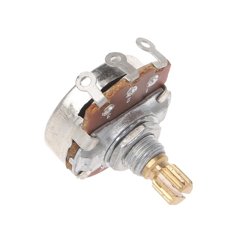 B250K Potentiometer Splined Pot Electric Guitar Bass Effect Amp Tone
