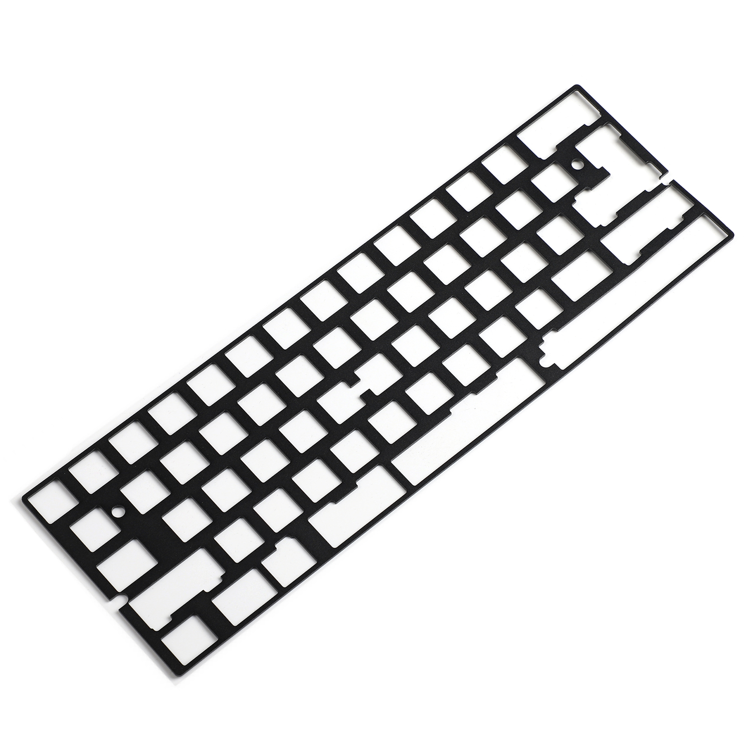 60% 61 64 Aluminum Steel Positioning Board Plate For DZ60 GH60 XD64 Bface YD64MQ DIY Mechanical Keyboard: black