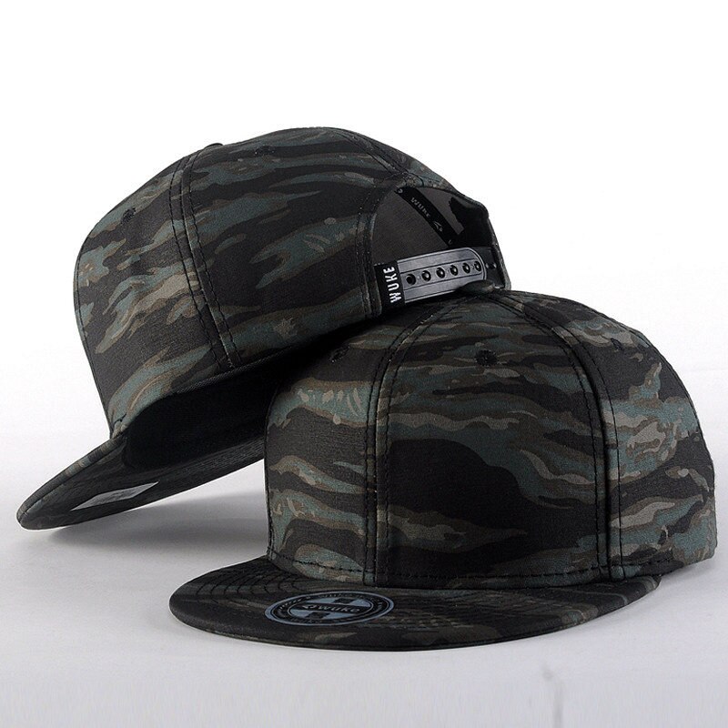 Mærke camo snapback kasketter hip hop hatte kasket passer til mænd kvinder camouflage baseball kasket stil trucker bone aba reta