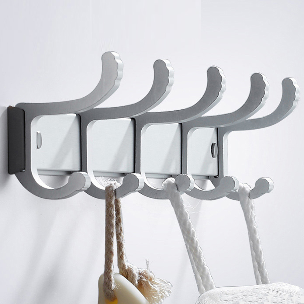 Crochet mural porte-manteau en aluminium, espace libre poinçon porte-manteau wx7241111