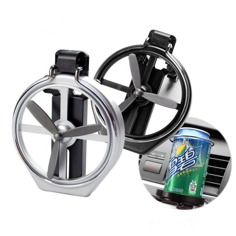Support d'eau pliable de verre | Sortie de voiture, support de verre de boissons, support de sortie de climatisation