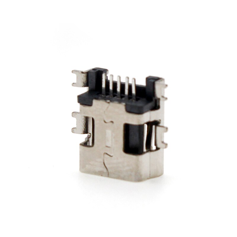 10-50 Teile/los SMD 5P Mini USB buchse Mini usb-schnittstelle Hülse 4 füße ausgesetzt