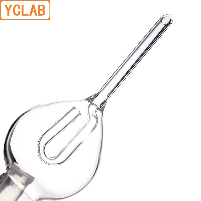 YCLAB 100mL Gas Saturation Funnel Liquid Seal Safety Glass Laboratory Chemistry Equipment