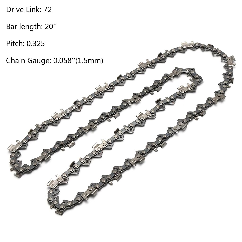 20 Inches 72 / 76 Chainsaw Wood Cutter, Chainsaw, Chain Saw Blade Chainsaw Parts Saw Mill Chain to Cut Woods