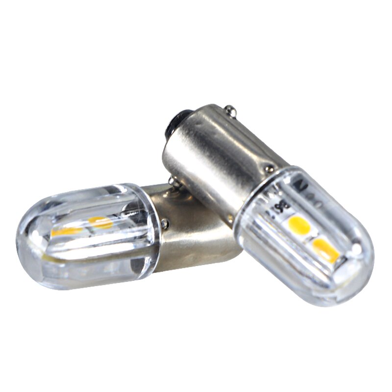 BA9S T4W luz Interior del coche 6v 12v 24v 36v 48v 220v marcador lateral automático bombilla de lectura trasera de respaldo lámpara de matrícula de puerta de camión 12 V