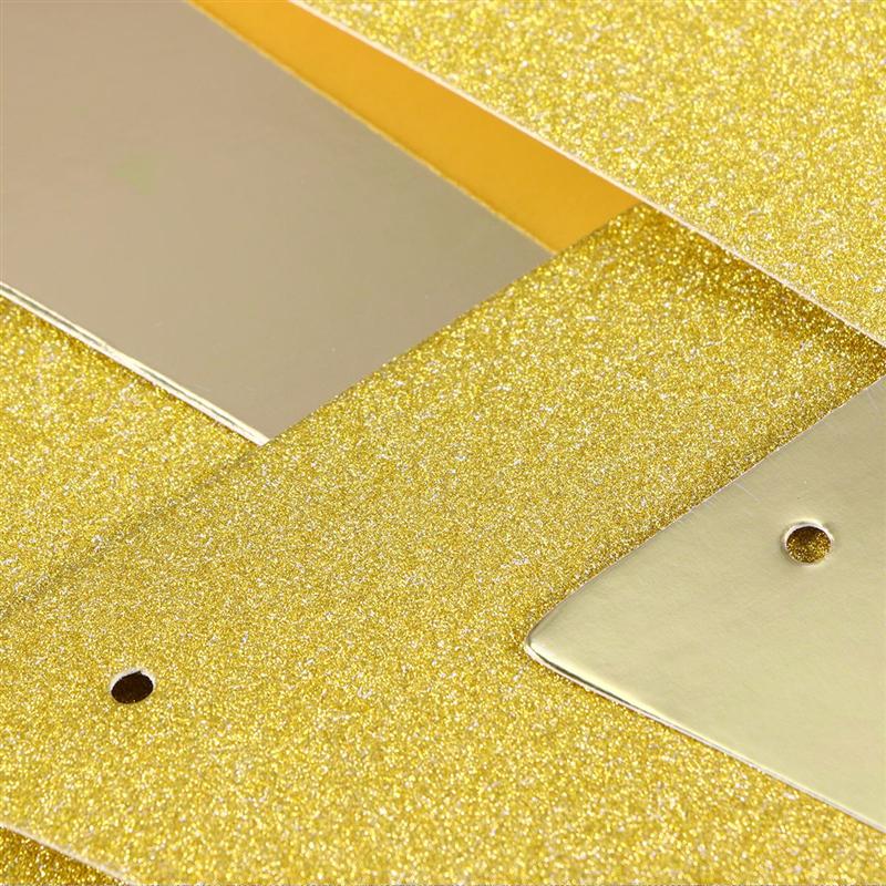 3 Meter Babys Verjaardag Banners Glitter Wimpel Vlaggen Guirlande Streamer Baby Kamer Nursery Opknoping Decor (Golden)