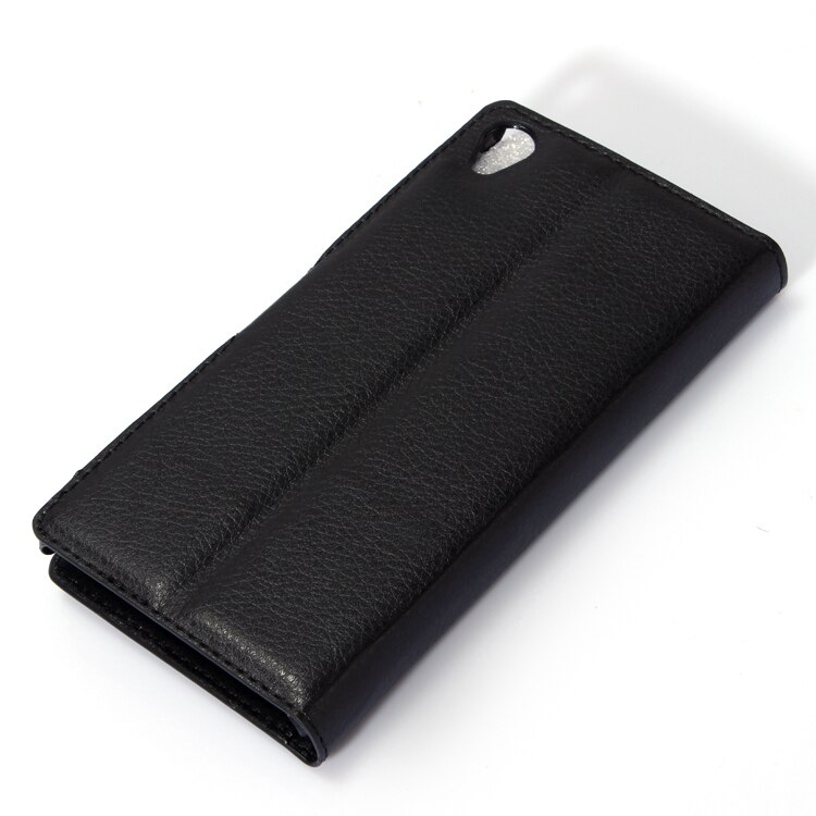 Tarjeta de funda de cartera titular del soporte teléfono casos para Sony Xperia Z3 D6603 D6633 de cáscara protectora de la Caja