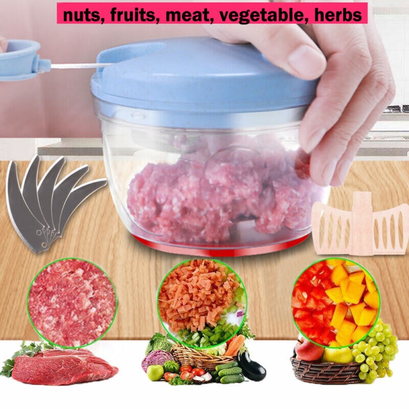 Groente ui knoflook voedsel snel hakselaar snijder snijder dunschiller dobbelsteen handig